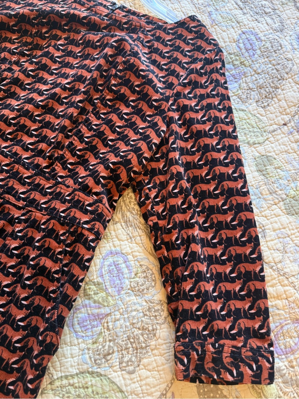 Boden corduroy fox print dress - Picture 6 of 14